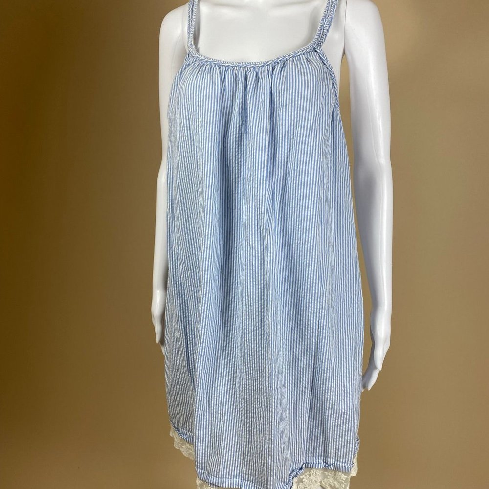 Pinstriped Babydoll dress